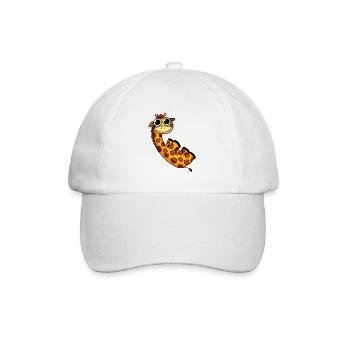 Giraffe Safari - Baseball Cap - white/white - Front