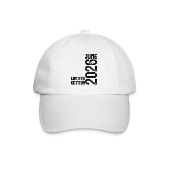 Gift June 2026 birthday June 2026. June 2026 - Baseball Cap - white/white - Front