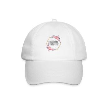 Weltbeste Pfarrerin Kirche Beruf Geschenk - Baseballkappe - Weiß/Weiß - Vorne