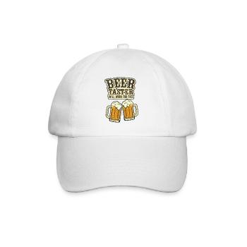 Feiern Bier Party Spruch I Biertrinken - Baseballkappe - Weiß/Weiß - Vorne