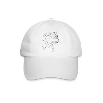Catlined - Baseballkappe - Weiß/Weiß - Vorne