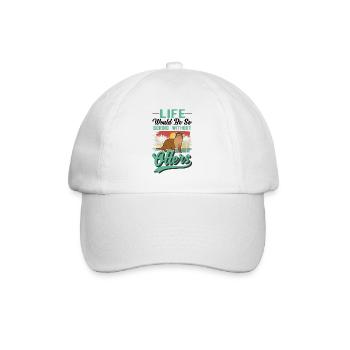 Loutre Cadeau Loutre Loutre Loutre Loutre de mer - Casquette classique - blanc/blanc - Devant