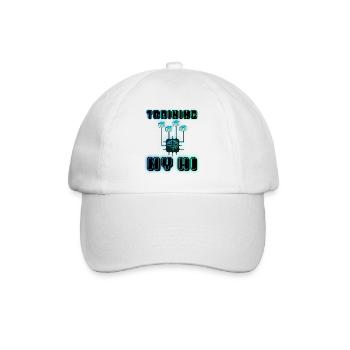 TRAINING MY HI (Human Intelligence) - Baseball Cap - white/white - Front