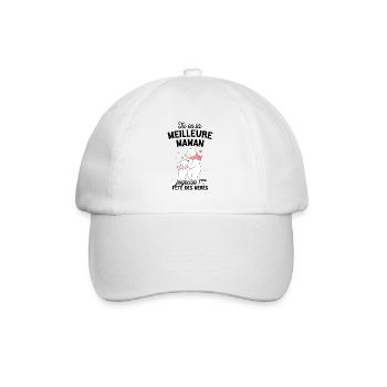 c'est ma première fête des mères - Casquette classique - blanc/blanc - Devant