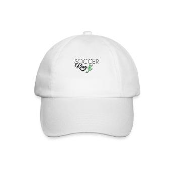 Fußball King - Baseballkappe - Weiß/Weiß - Vorne