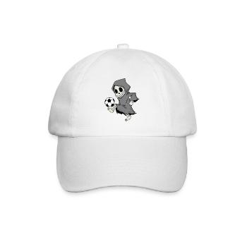 Grim Reaper joue au football - Casquette classique - blanc/blanc - Devant