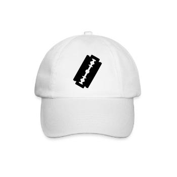 Lame de rasoir logo. - Casquette classique - blanc/blanc - Devant