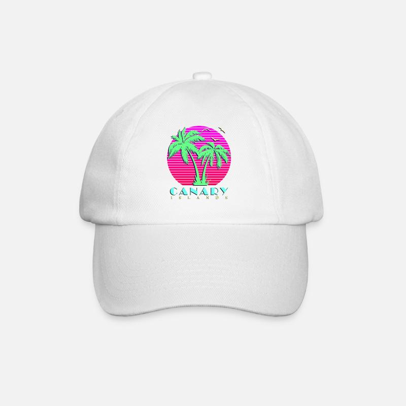 Canary Islands - Baseball Cap - white/white