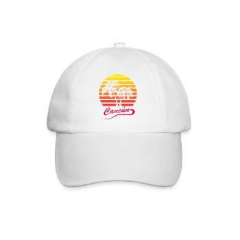 Cancun - Baseball Cap - white/white - Front