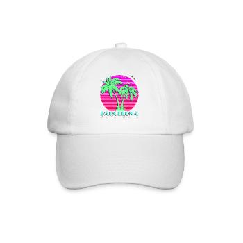 Barcelone - Casquette classique - blanc/blanc - Devant