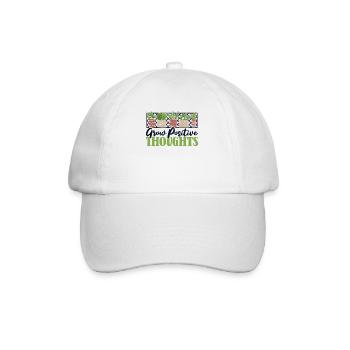 Cultiver des pensées positives Jardin de jardins familiaux Horticulture - Casquette classique - blanc/blanc - Devant