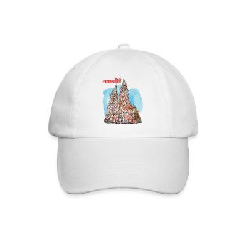 Wir Lieben Bremen (Bremer Dom) - Baseballkappe - Weiß/Weiß - Vorne
