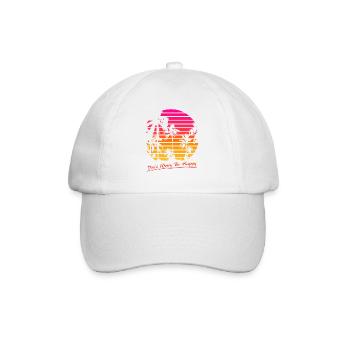 Dont Worry Be Happy - Baseball Cap - white/white - Front