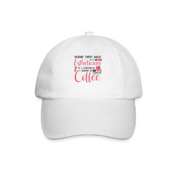 Cute Licensed Esthetician Skincare - Baseballkappe - Weiß/Weiß - Vorne