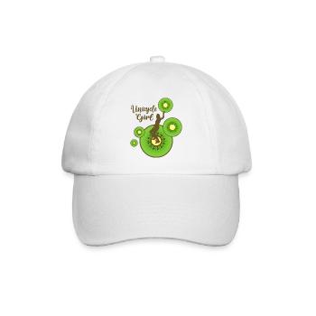 unicycle unicycle artist unicycle unicycle-girl - Baseball Cap - white/white - Front