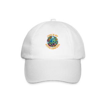 Hippie Peace Sign Peace Flowers Flower Child - Casquette classique - blanc/blanc - Devant