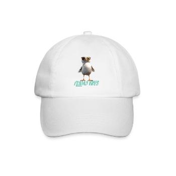 Möwe Flyday Vibes Cool Süß Sommer Urlaub - Baseballkappe - Weiß/Weiß - Vorne