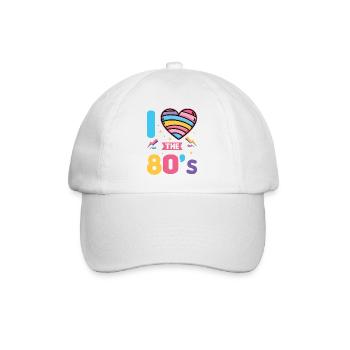 80s Retro CostumeTheme Party Costume 90s Party - Baseball Cap - white/white - Front