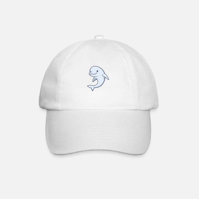 Kawaii Whale - Béluga - Casquette classique - blanc/blanc