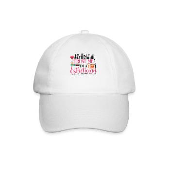 Cute Licensed Esthetician Skincare - Baseballkappe - Weiß/Weiß - Vorne