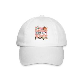 Cute Licensed Esthetician Skincare - Baseballkappe - Weiß/Weiß - Vorne