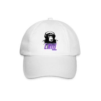 Chill Gorilla - Casquette classique - blanc/blanc - Devant