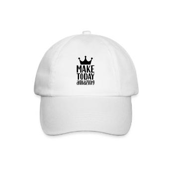 Citations de motivation inspirantes Dictons - Casquette classique - blanc/blanc - Devant