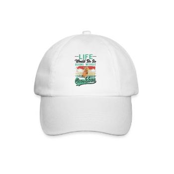 Quokka Gift Kangourou à queue courte - Casquette classique - blanc/blanc - Devant