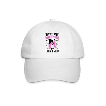 Danseur de claquettes Chaussures de danse à claquettes Instructeur de danse à claquettes - Casquette classique - blanc/blanc - Devant