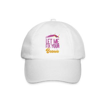 Esthéticienne Esthéticienne Soins de la Peau - Casquette classique - blanc/blanc - Devant