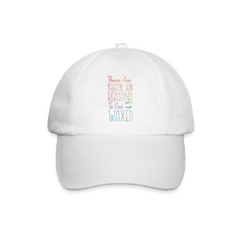 Cute Esthetician Skincare - Baseball Cap - white/white - Front