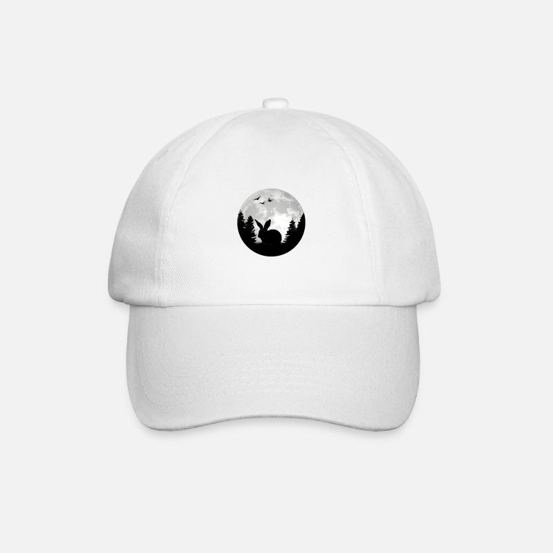 Lapin Lune Lapin Lapin - Casquette classique - blanc/blanc