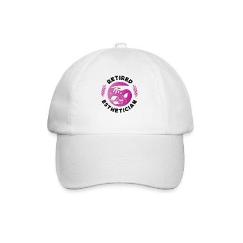 Cute Licensed Esthetician Skincare - Baseballkappe - Weiß/Weiß - Vorne