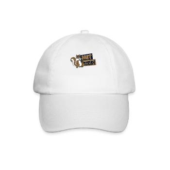 Nut Today Fox Squirrel Grey Squirrel - Baseball Cap - white/white - Front