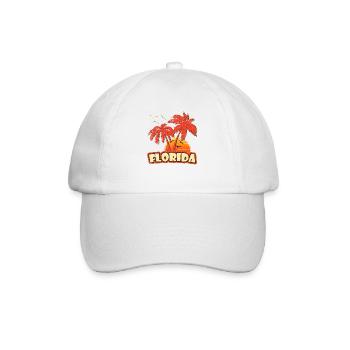 Florida Vintage Sunset - Baseball Cap - white/white - Front