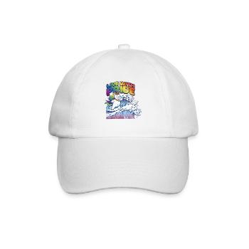 Pride unicorn - Baseball Cap - white/white - Front