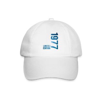 18 JAHRE 18. GEBURTSTAG LIMITED EDITION 1977 - Baseballkappe - Weiß/Weiß - Vorne