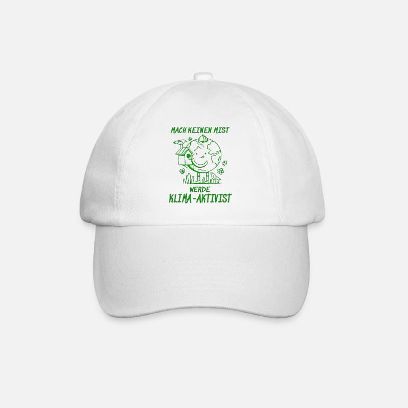 BECOME A CLIMATE ACTIVIST - Baseball Cap - white/white