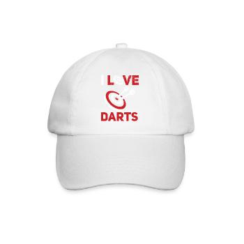 Darts Sport Club, Dartboard, Pfeil Sport Darts - Baseball Cap - white/white - Front