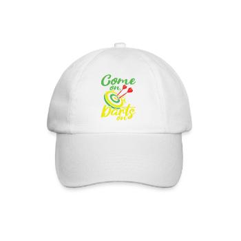 Darts Sport Club, Dartboard, Pfeil Sport Darts - Baseball Cap - white/white - Front