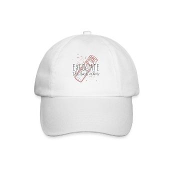 Soins de la peau d’esthéticienne agréée mignonne - Casquette classique - blanc/blanc - Devant