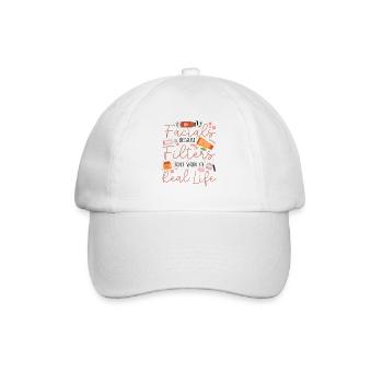 Cute Licensed Esthetician Skincare - Baseballkappe - Weiß/Weiß - Vorne