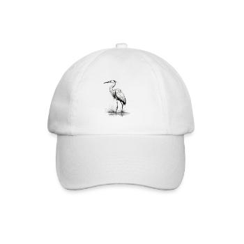 Reiher - Baseballkappe - Weiß/Weiß - Vorne