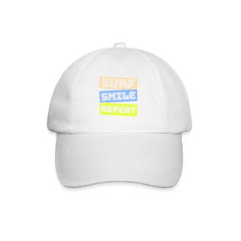 Surf, kitesurf, wakeboard, beach surfers - Casquette classique - blanc/blanc - Devant