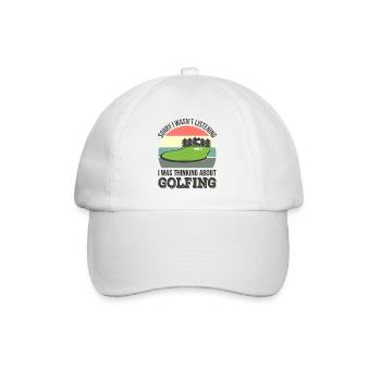 Sorry I wasn't listening, I was thinking Golf - Baseball Cap - white/white - Front