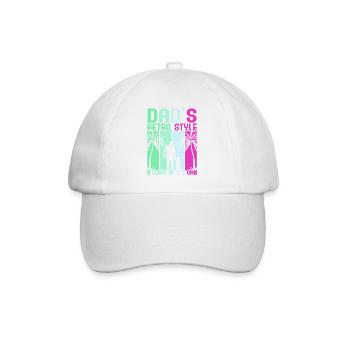 Super papa, papa, meilleur papa Fête des pères - Casquette classique - blanc/blanc - Devant