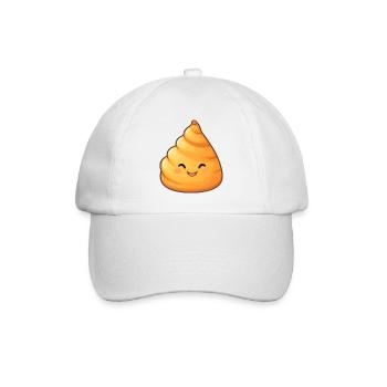 Happy croissant - Baseball Cap - white/white - Front