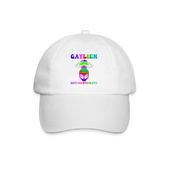 Gender Lesbian, Gay, Trans, Queer Rainbow - Baseball Cap - white/white - Front