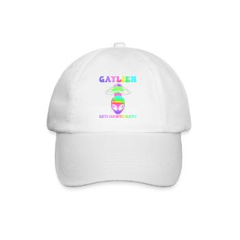 Gender Lesbian, Gay, Trans, Queer Rainbow - Baseball Cap - white/white - Front