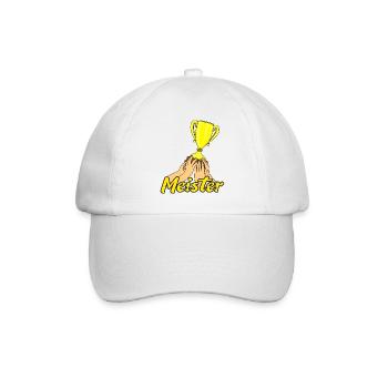 The Meister Design - Baseball Cap - white/white - Front